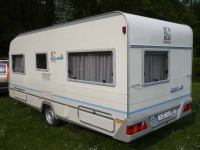 KNAUS 495 TK автоприцеп, внешний вид - левая часть и зад KNAUS 495 TK автоприцеп, внешний вид - левая часть и зад