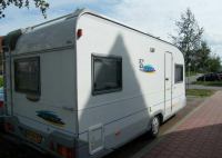 Knaus Eurostar 495, вид трейлера справа и сзади Knaus Eurostar 495, вид трейлера справа и сзади